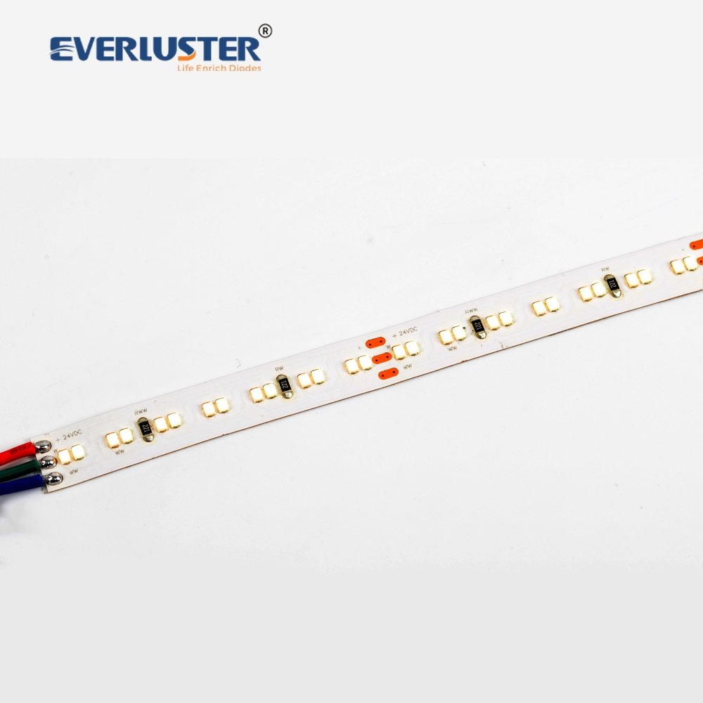 Color tunable white 2216 led strip light 252leds per meter